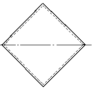 図:三山折り１